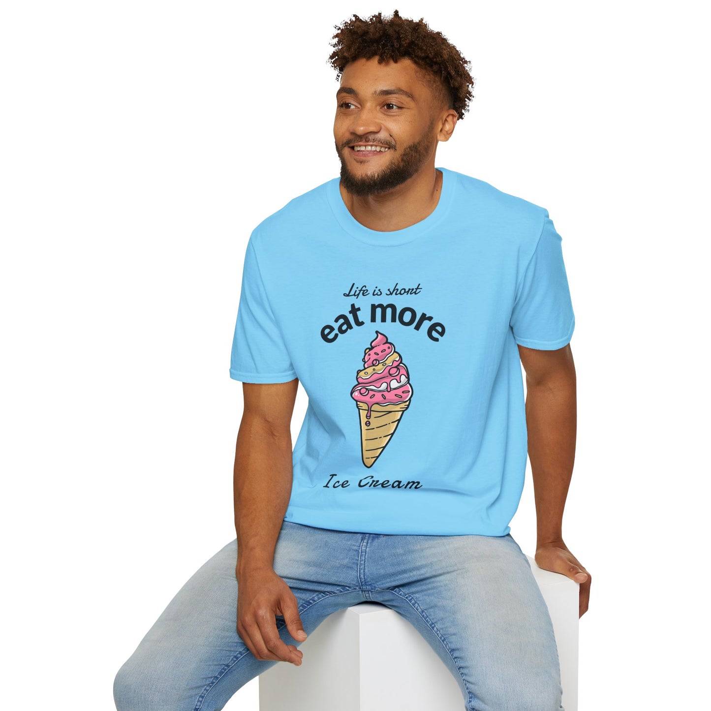Food Tees, Funny Food T Shirts, Funny T Shirts, Shirt with Food, Junk Food Tees, Shirt with Ice Cream, Ice Cream T-Shirt