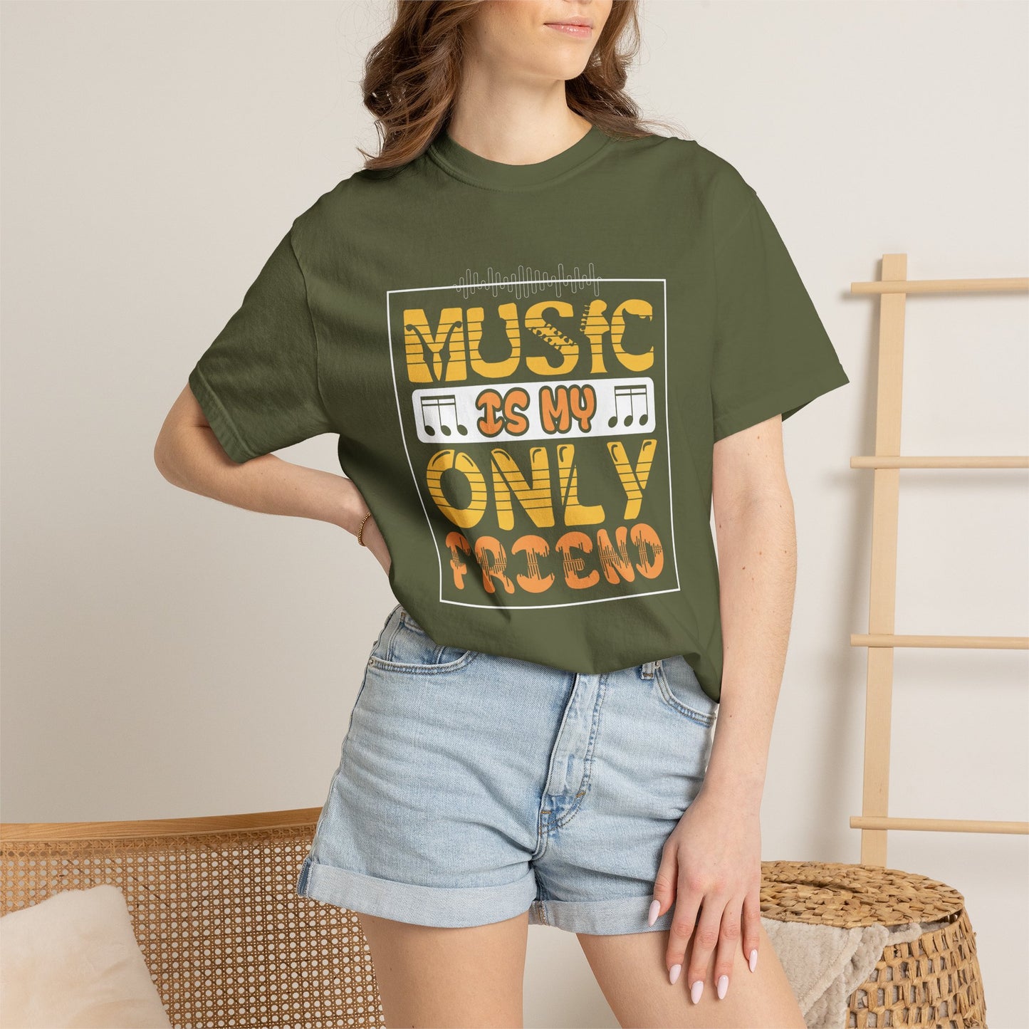 Music Graphic Design Unisex Cotton T-shirt 069