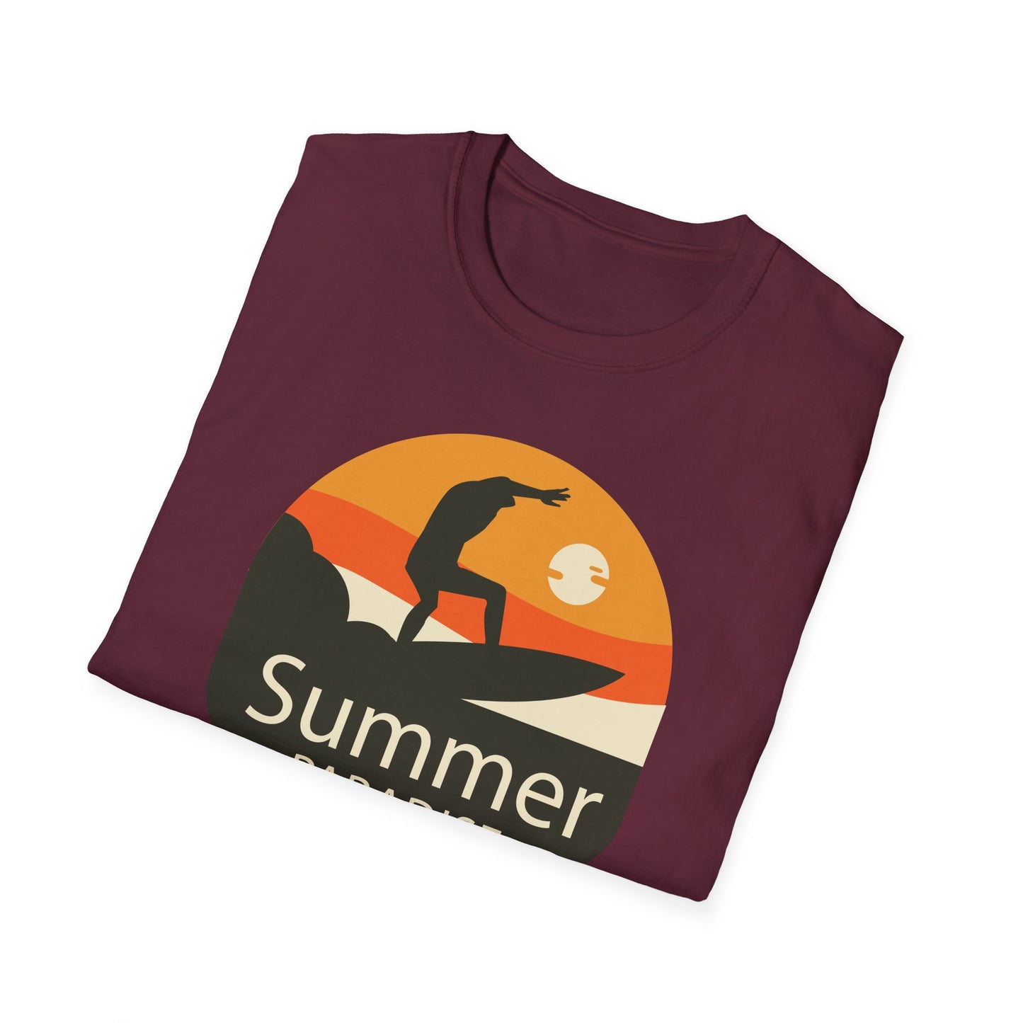 Summer T-Shirt, Summer Design Shirts, Art Tee Shirt with Summer Design - 4