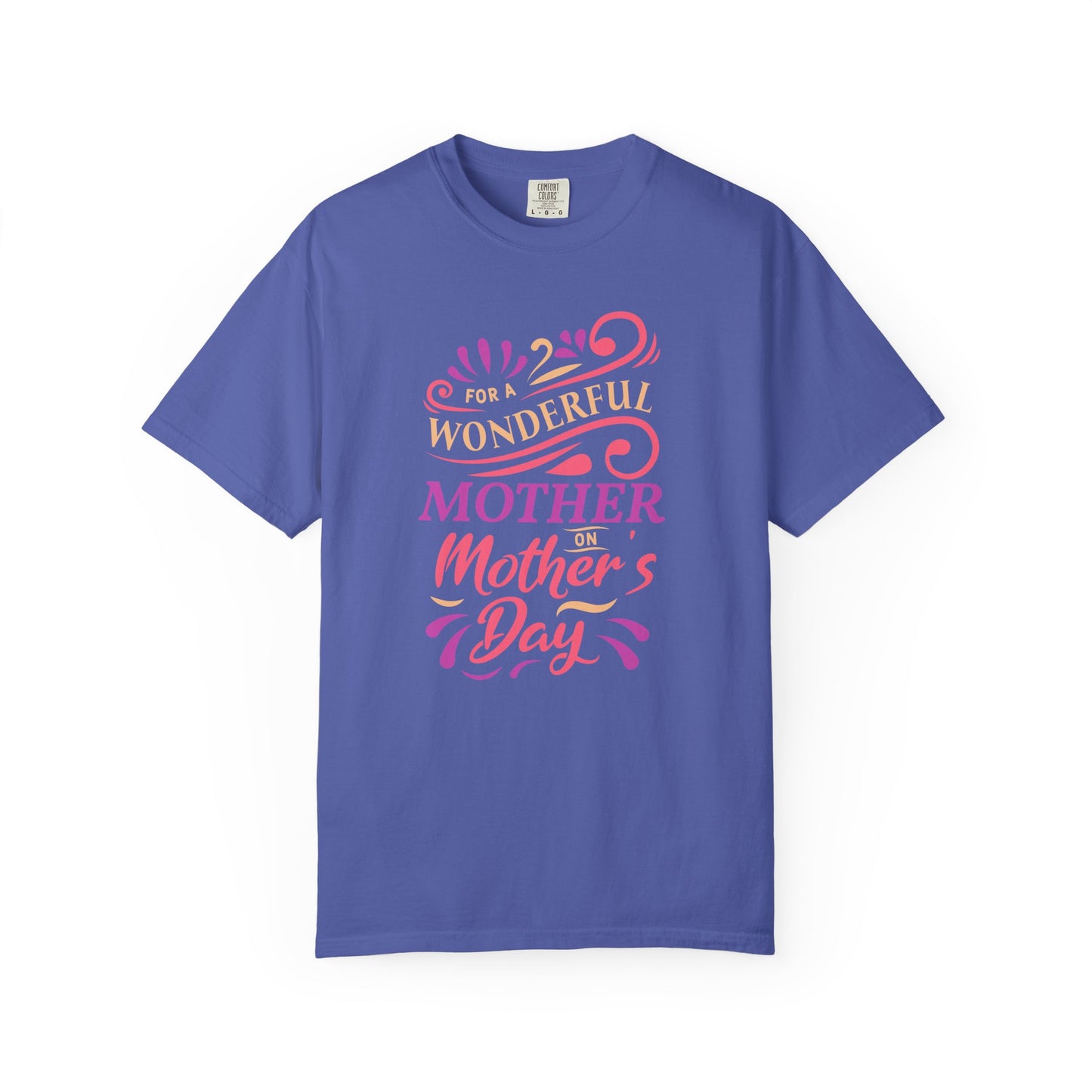 Mom T-shirt Mother's Day Mama Tee Unisex Comfort Colors Garment-Dyed Cotton h18