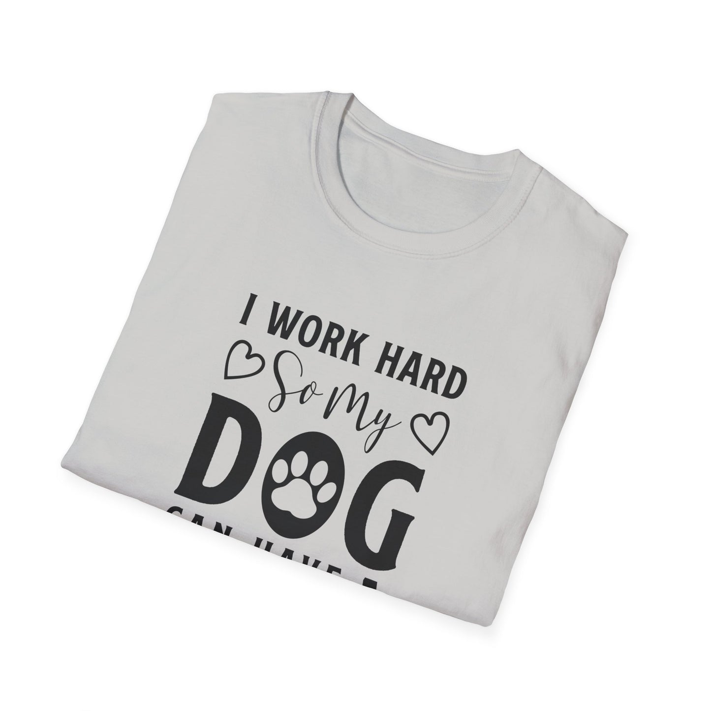 Dog Slogan T Shirts With Funny Words Unisex Tee Shirt Cute Quotes Gildan Softstyle 64000 Cotton