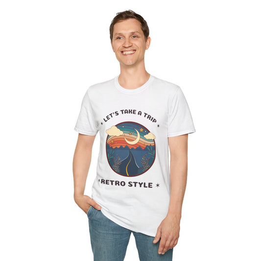 Retro T Shirt, Retro Design Shirt, Retro Art Tee Shirt, T-shirt with Retro Style