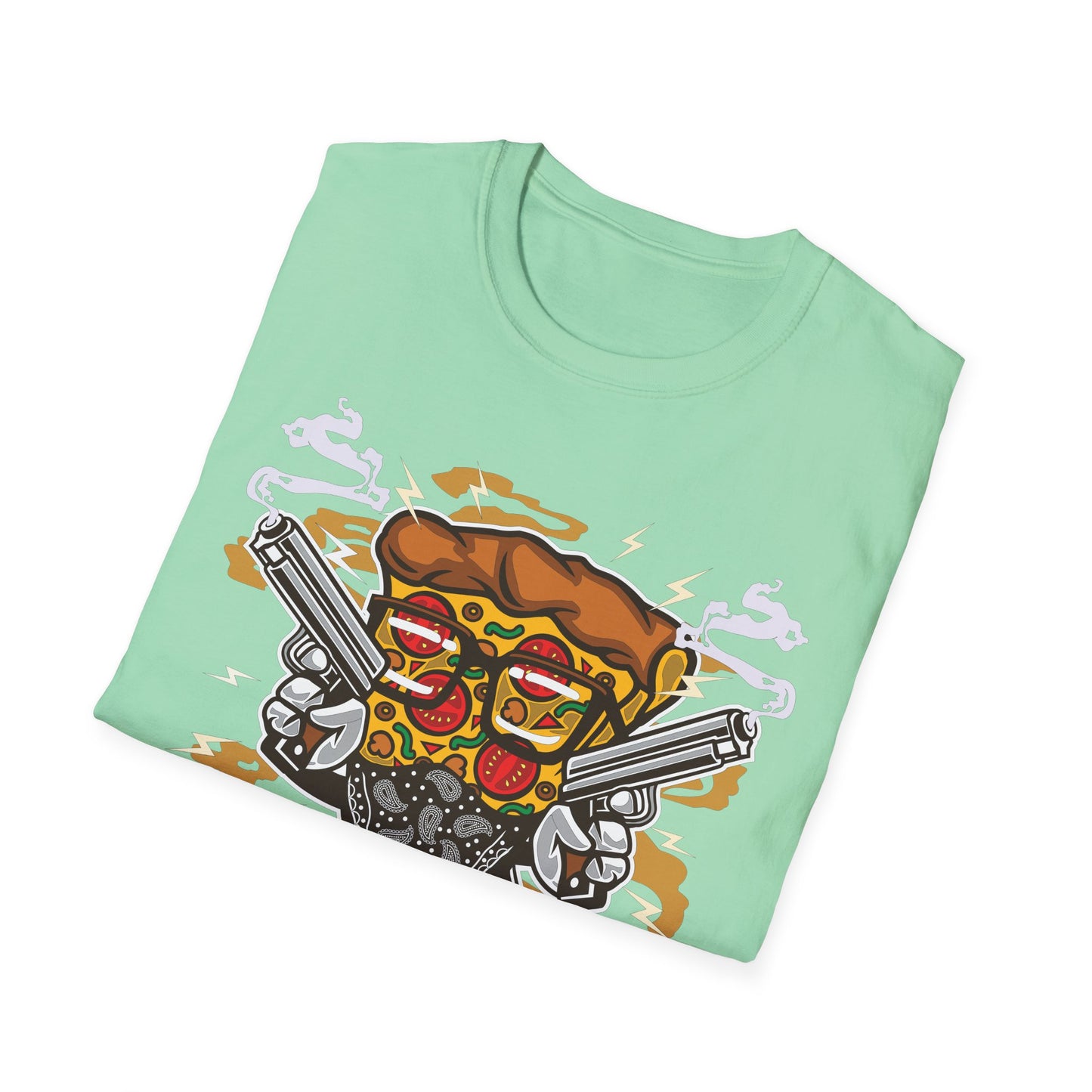 Cartoon Animation Tee Shirt Unisex Funny Graphic Gildan Softstyle 64000 Cotton Tee