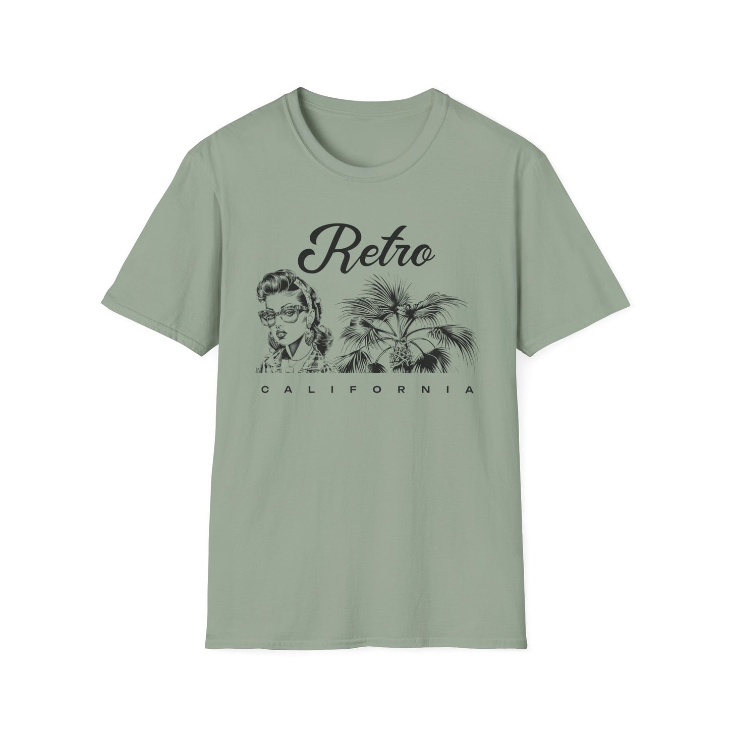 Retro T Shirt, Retro Design Shirt, Retro Art Tee Shirt, T-shirt with Retro Style