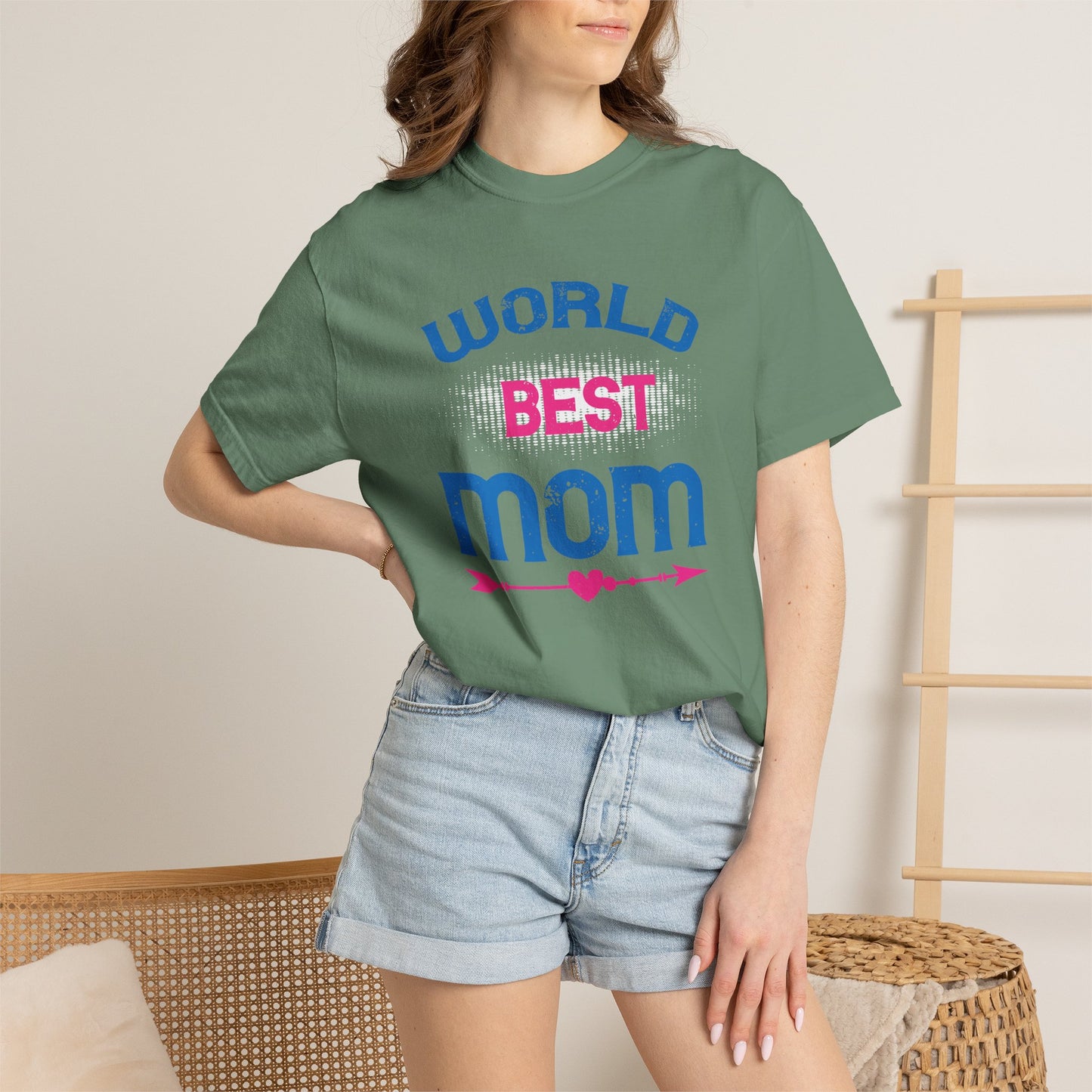 Mom T-shirt Mother Day Mama Tee Unisex Comfort Colors Garment-Dyed Cotton h100