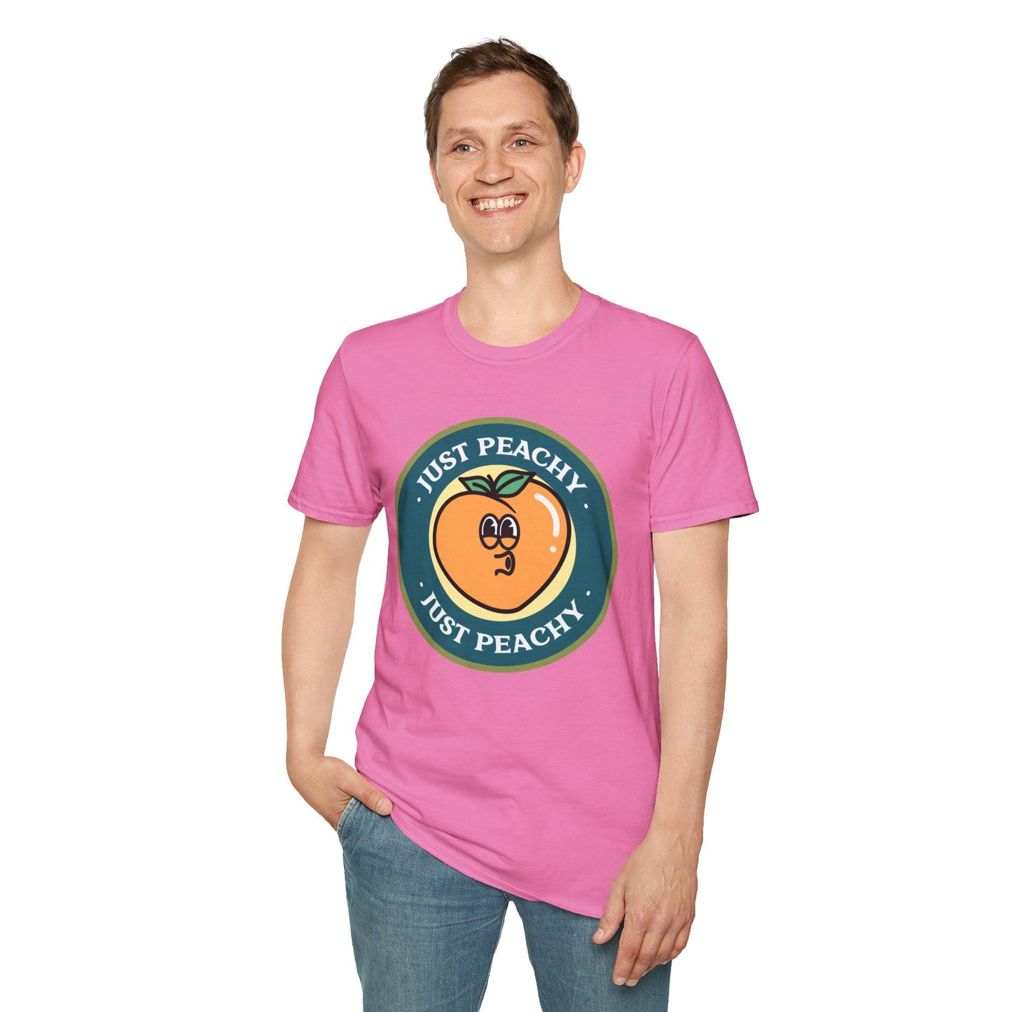 Food Tees, Funny Food T Shirts, Funny T Shirts, Shirt with Fruits, Shirt with Peach