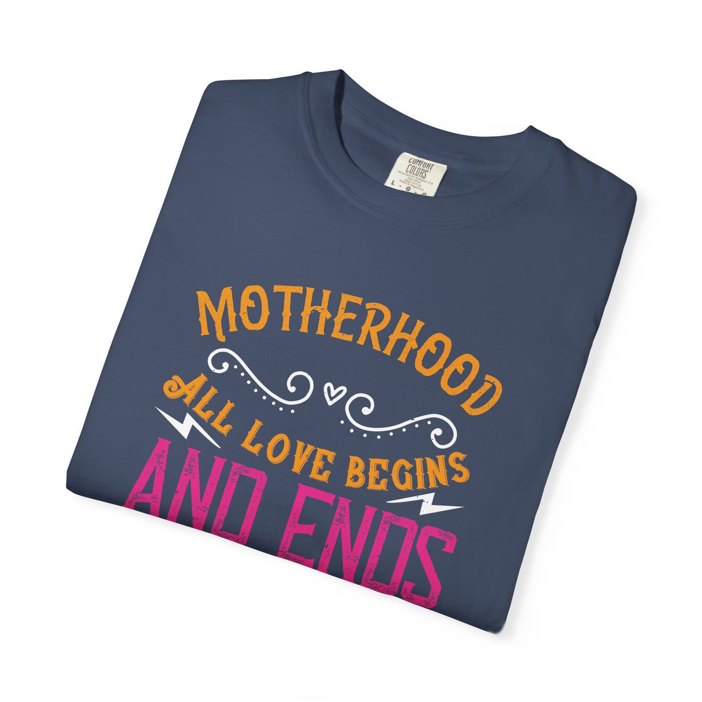 Mom T-shirt Mother Day Mama Tee Unisex Comfort Colors Garment-Dyed Cotton h85
