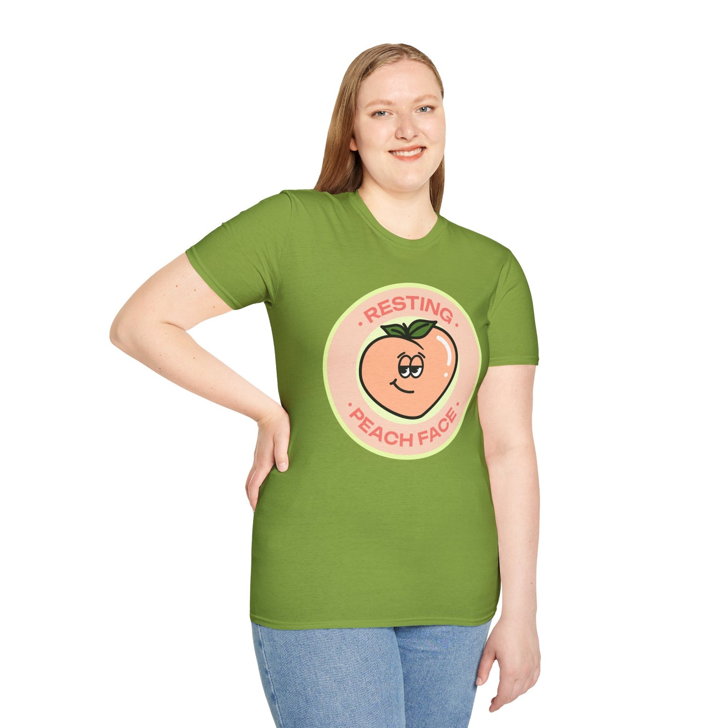 Food Tees, Funny Food T Shirts, Funny T Shirts, Shirt with Fruits, Shirt with Peach
