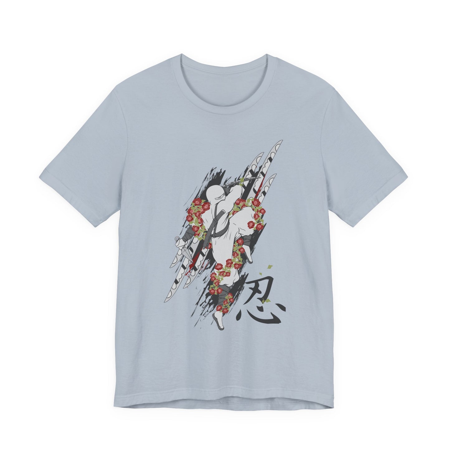 Ninja Samurai Artwork Graphic Unisex Cotton T-Shirt r5