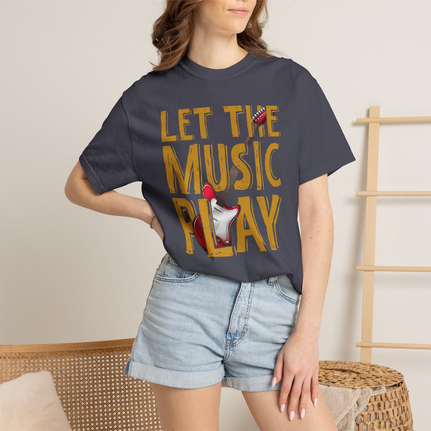 Music Graphic Design Unisex Cotton T-shirt 002