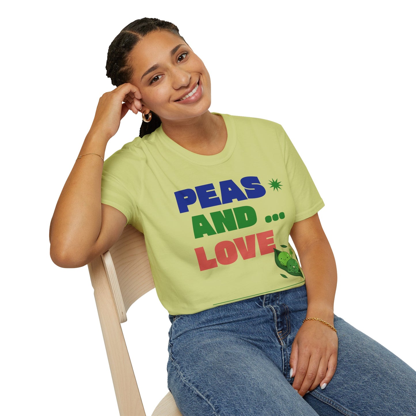 Food Tees, Funny Food T Shirts, Funny T Shirts, Shirt with Vegetables, Shirt with Peas