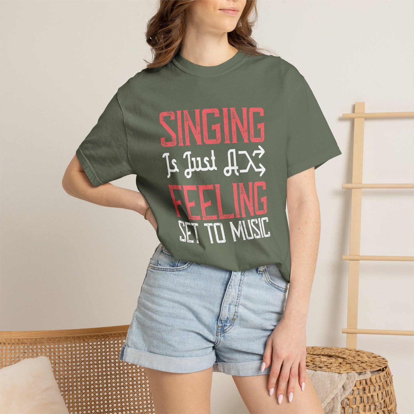 Music Graphic Design Unisex Cotton T-shirt  m43