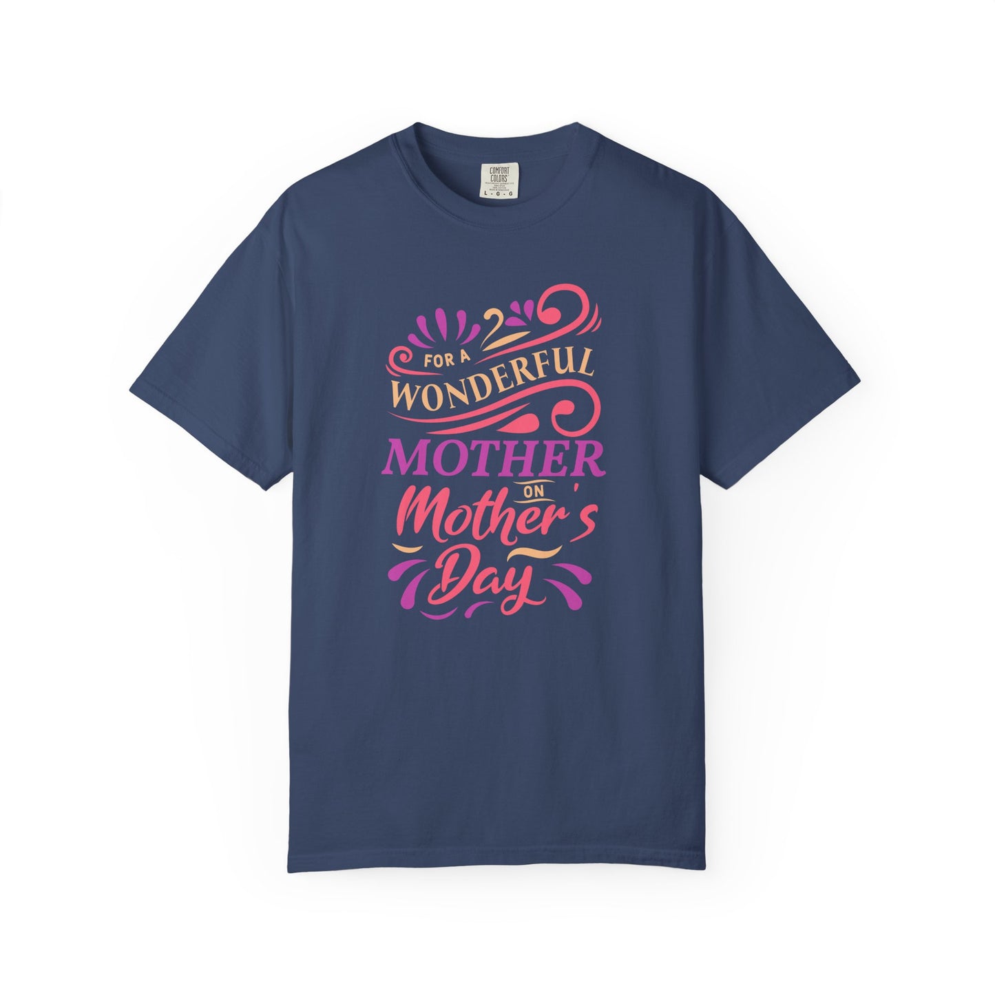 Mom T-shirt Mother's Day Mama Tee Unisex Comfort Colors Garment-Dyed Cotton h18