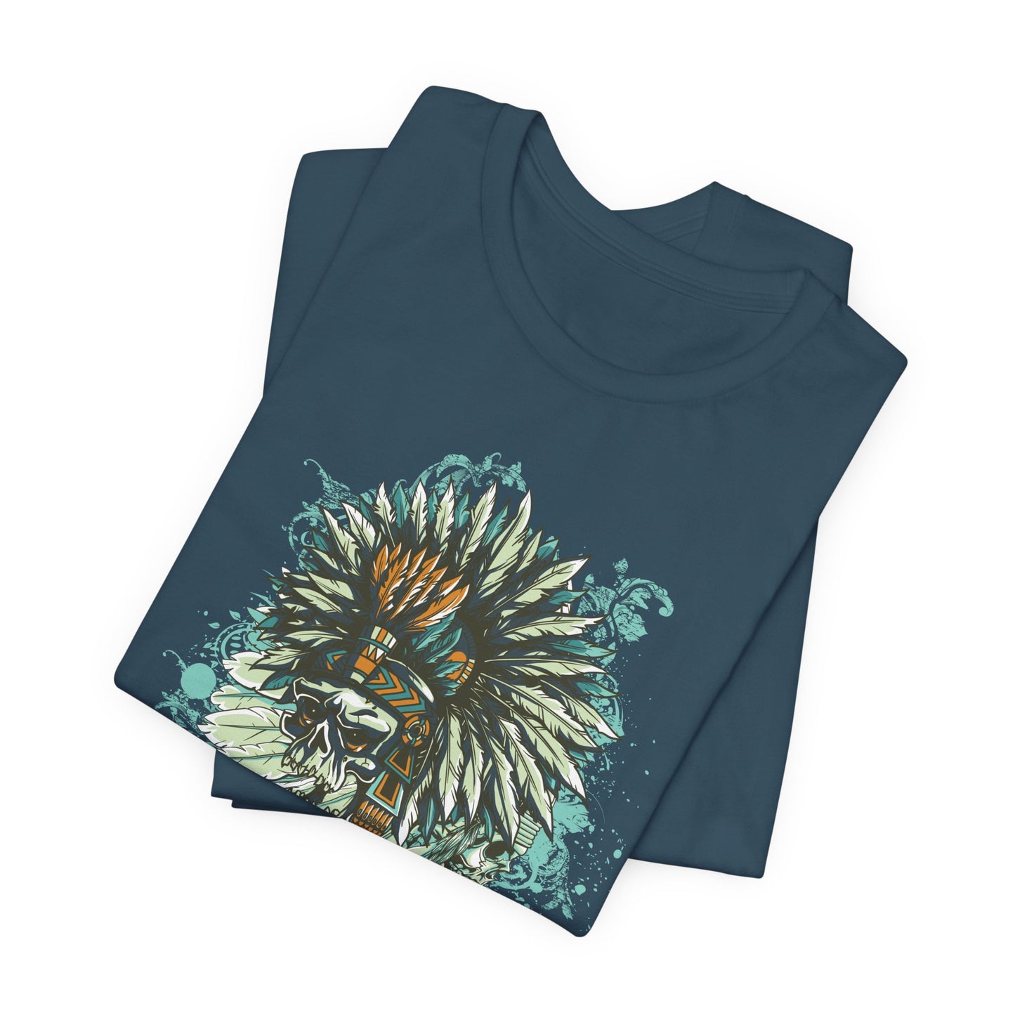 Skull Graphic Design Unisex Cotton Tee Shirt Art-14