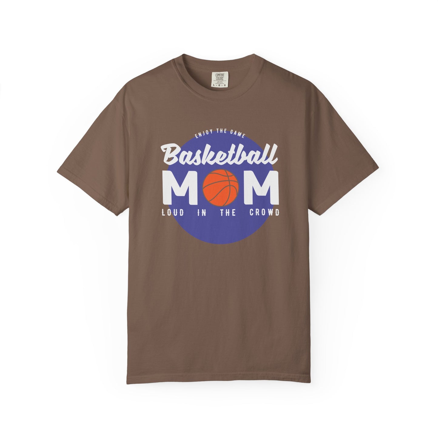 Basketball Mom T-shirt Mother's Day Mama Tee Unisex Comfort Colors Garment-Dyed Cotton h31