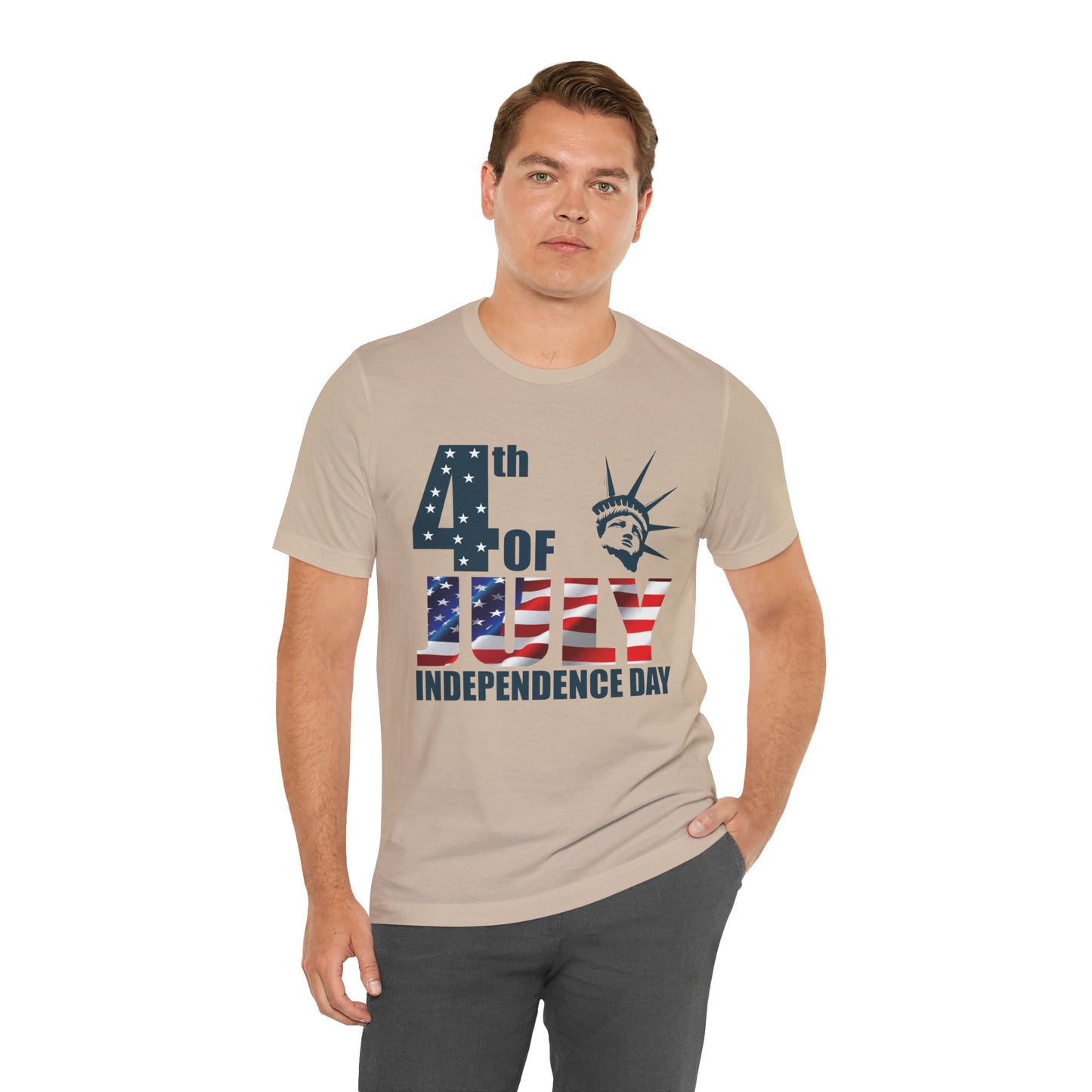 Independence Day Graphic Unisex Cotton T-Shirt 026