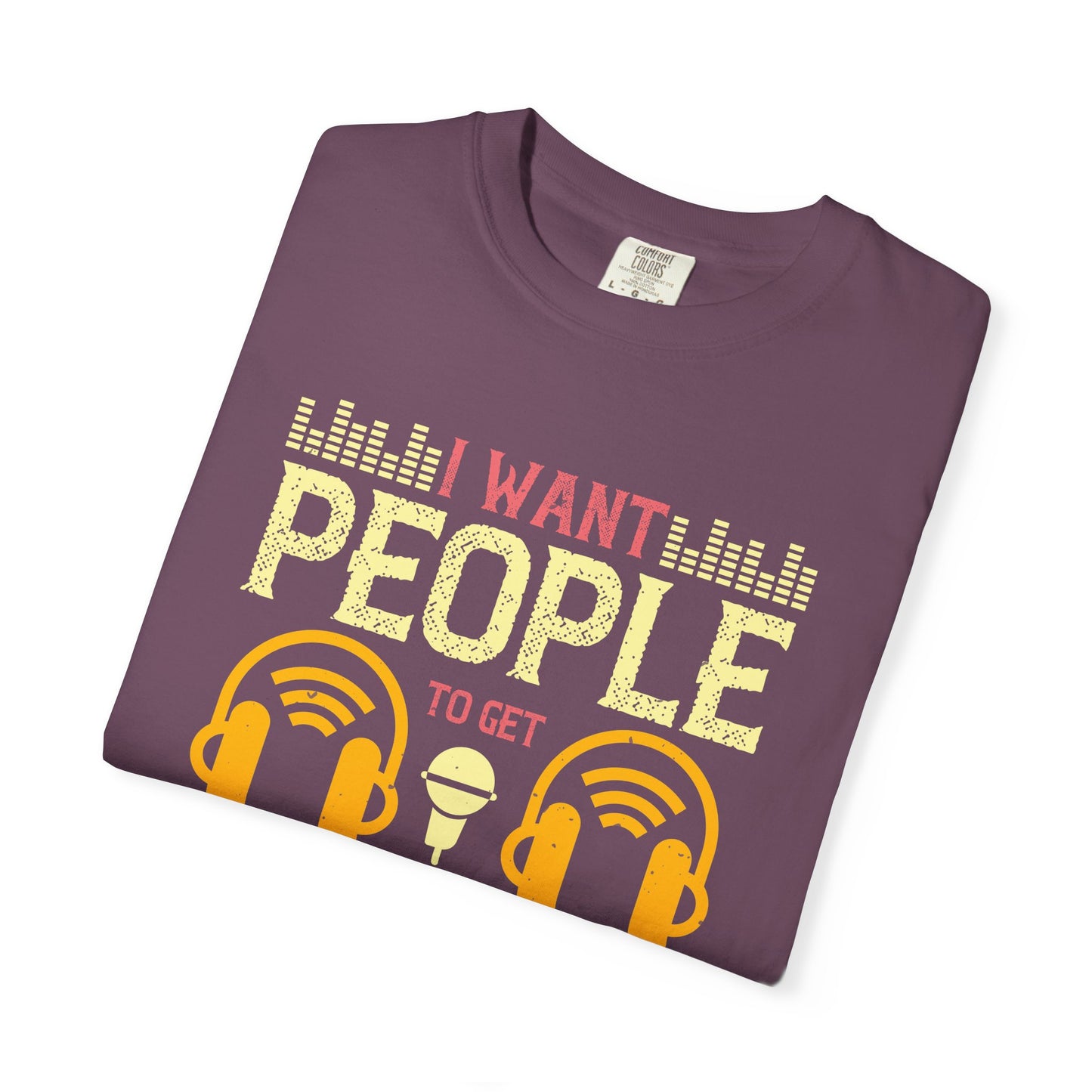 Music Graphic Design Unisex Cotton T-shirt m16