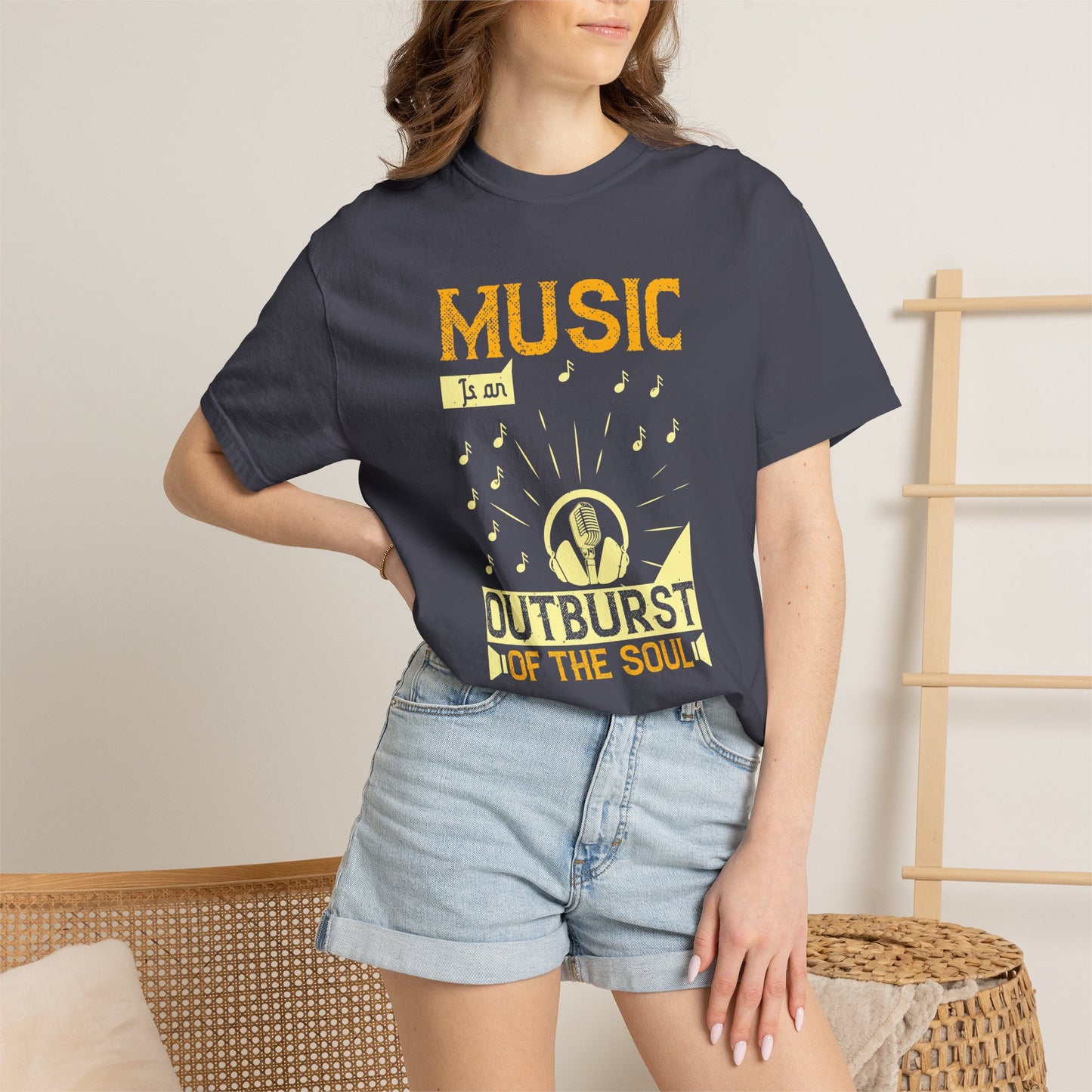 Music Graphic Design Unisex Cotton T-shirt m27