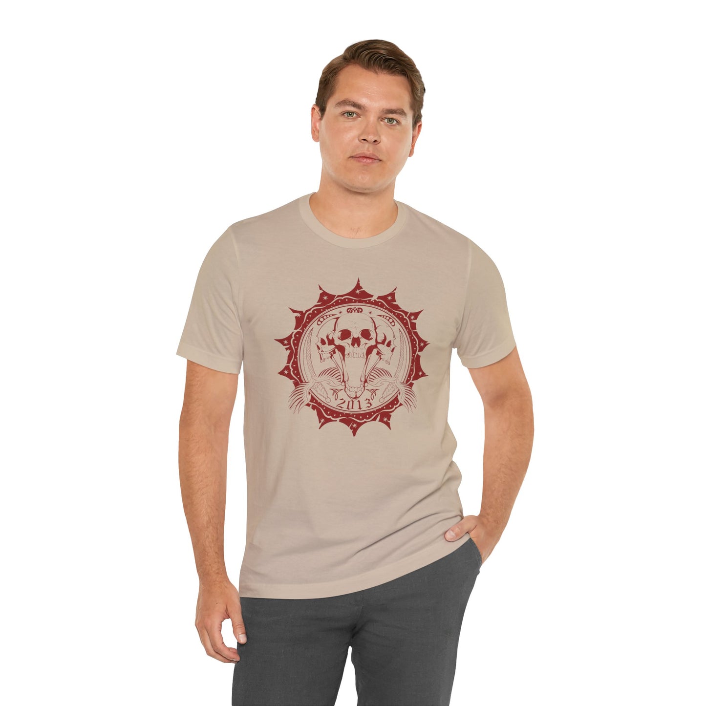 Skull Elephant Mandala Tee Boho Skull Graphic Shirt Art-51