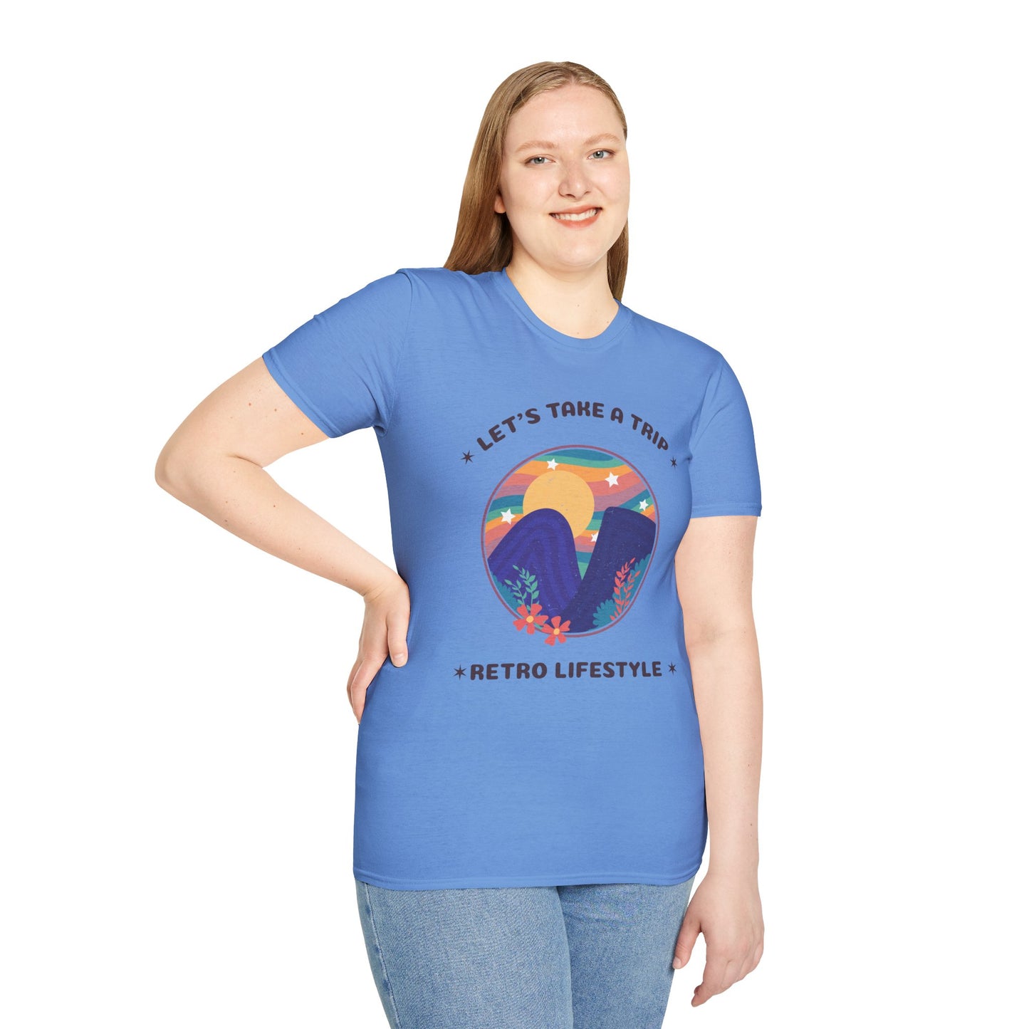 Retro T Shirt, Retro Design Shirt, Retro Art Tee Shirt, T-shirt with Retro Style