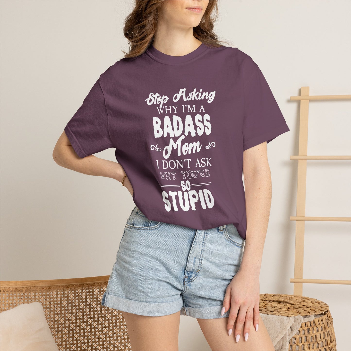 Mom T-shirt Mother's Day Mama Tee Unisex Comfort Colors Garment-Dyed Cotton h39