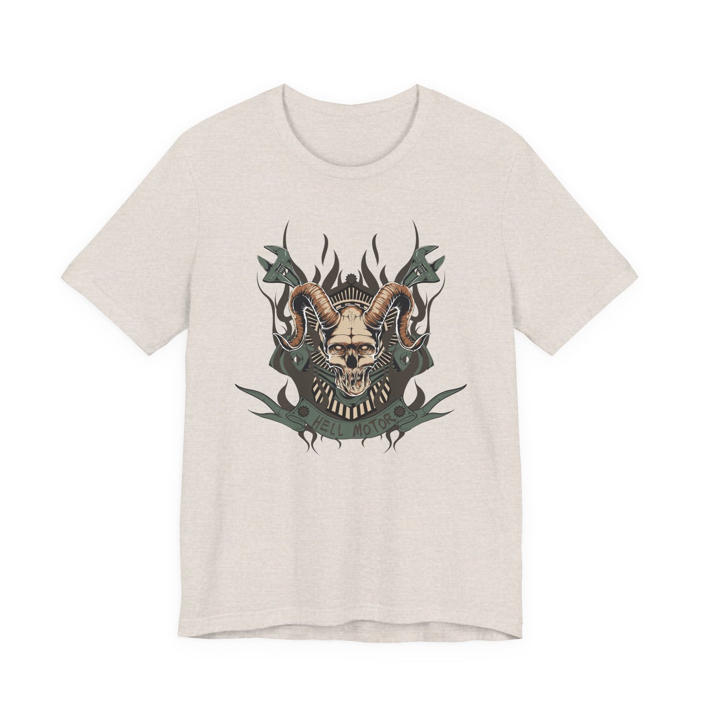 Gothic Skull Graphic Design Unisex Cotton Tee Art-49