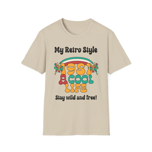 Retro T Shirt, Retro Design Shirt, Retro Art Tee Shirt, T-shirt with Retro Style