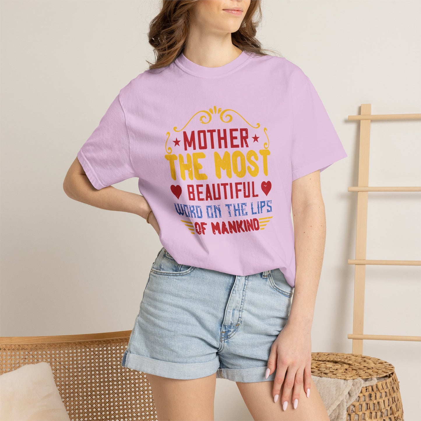 Mom T-shirt Mother Day Mama Tee Unisex Comfort Colors Garment-Dyed Cotton h84