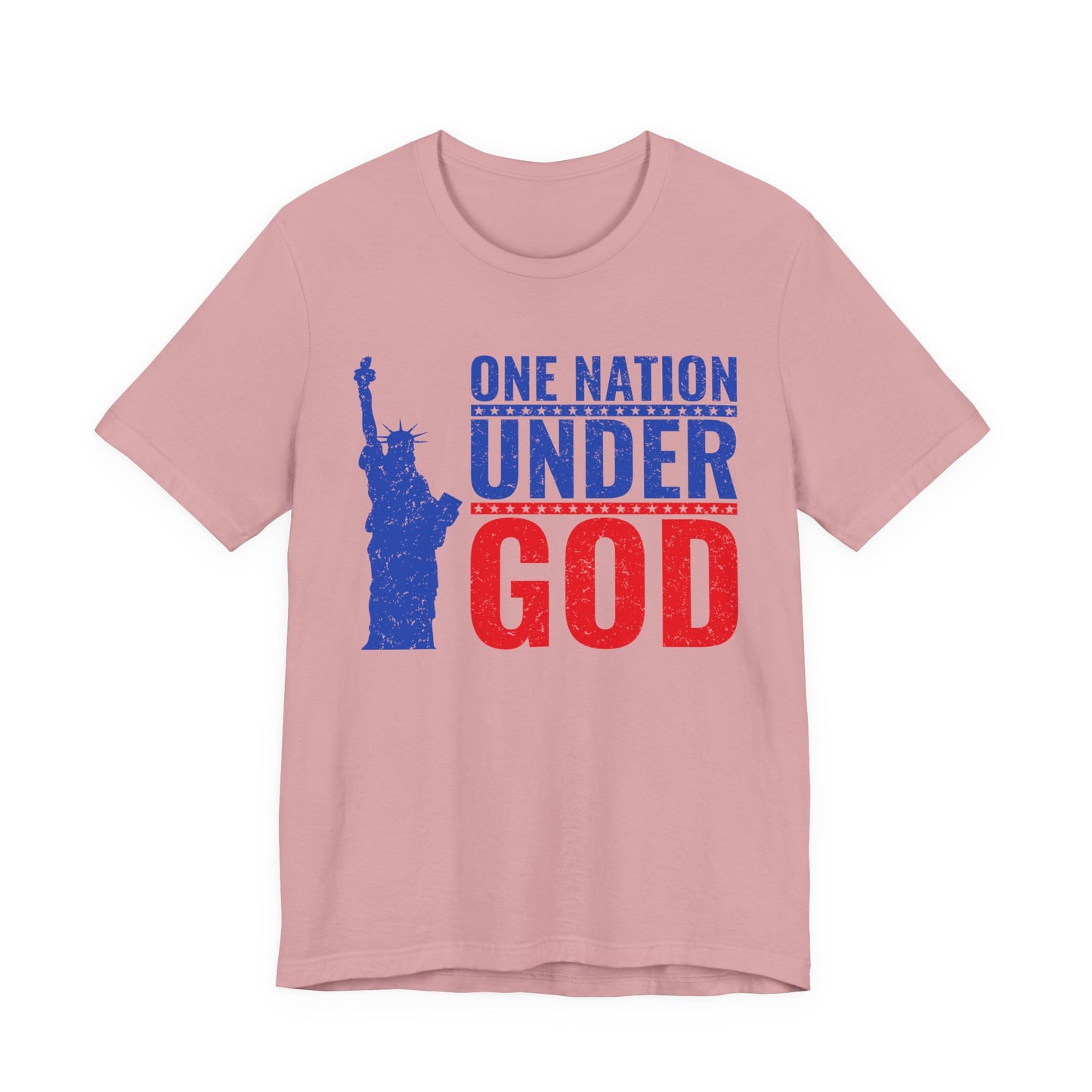 Statue of Liberty Patriotic Graphic Unisex Cotton T-Shirt a6