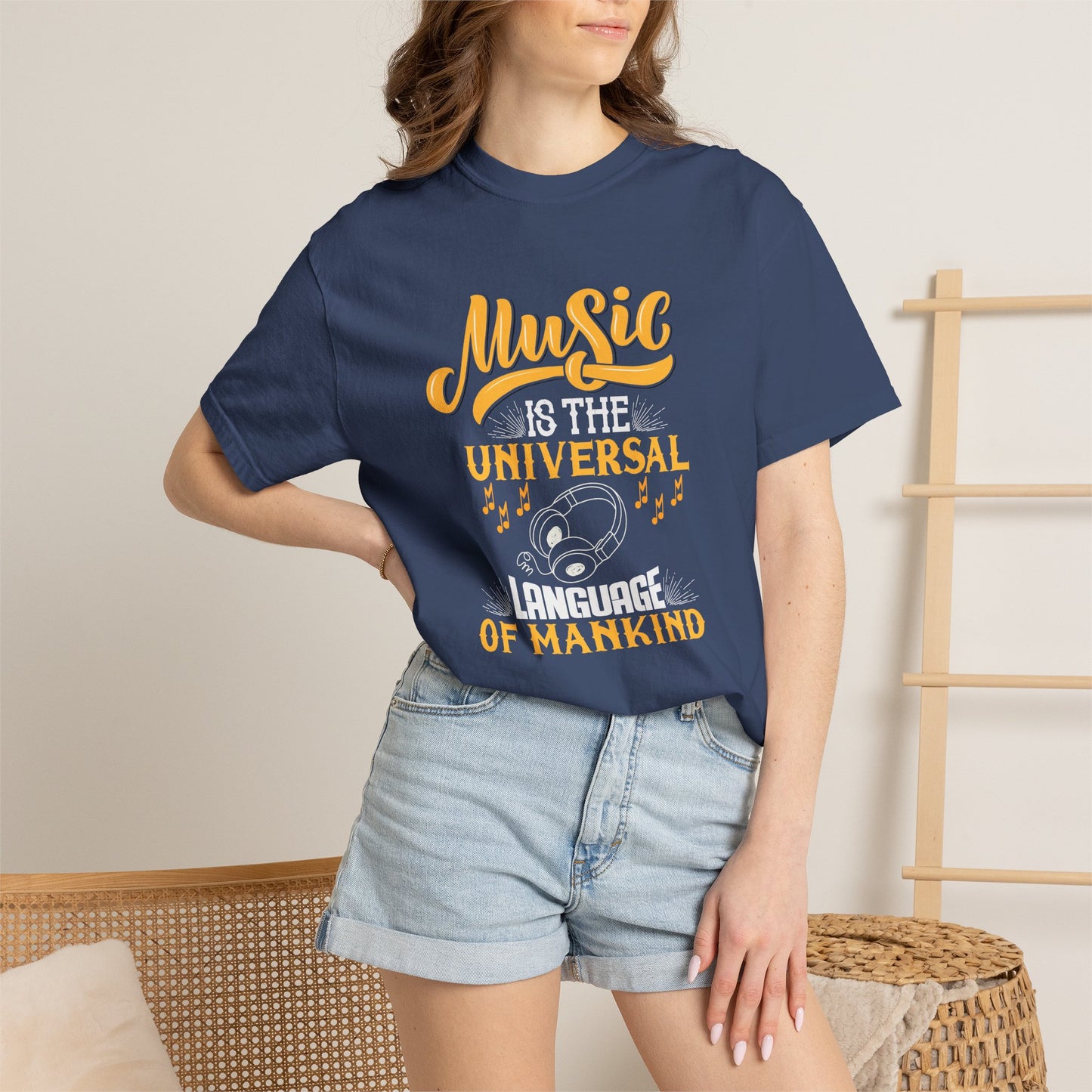 Music Graphic Design Unisex Cotton T-shirt 063