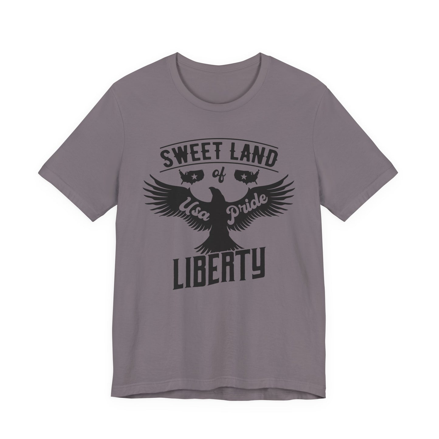 Liberty Eagle Graphic Unisex Cotton T-Shirt a4