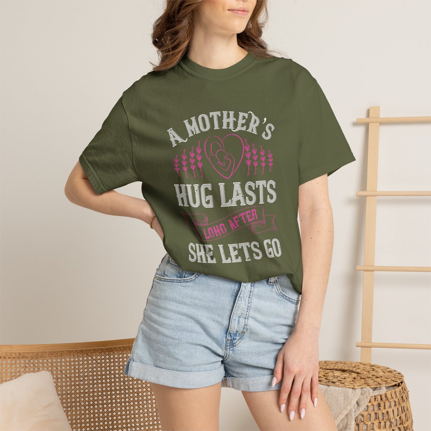 Mom T-shirt Mother Day Mama Tee Unisex Comfort Colors Garment-Dyed Cotton h58