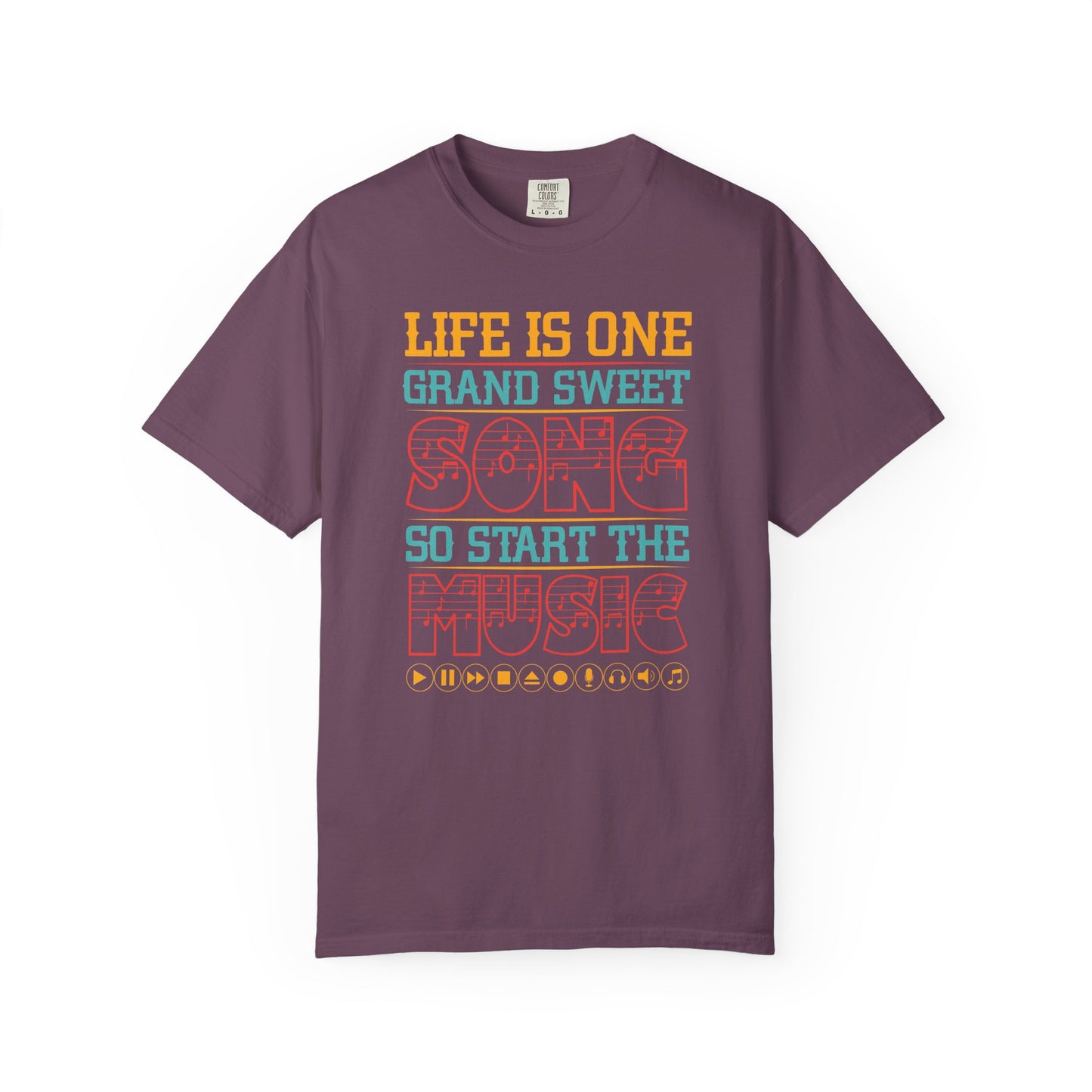 Music Graphic Design Unisex Cotton T-shirt 023