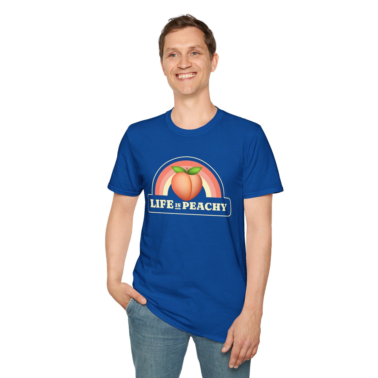 Food Tees, Funny Food T Shirts, Funny T Shirts, Shirt with Fruits, Shirt with Peach