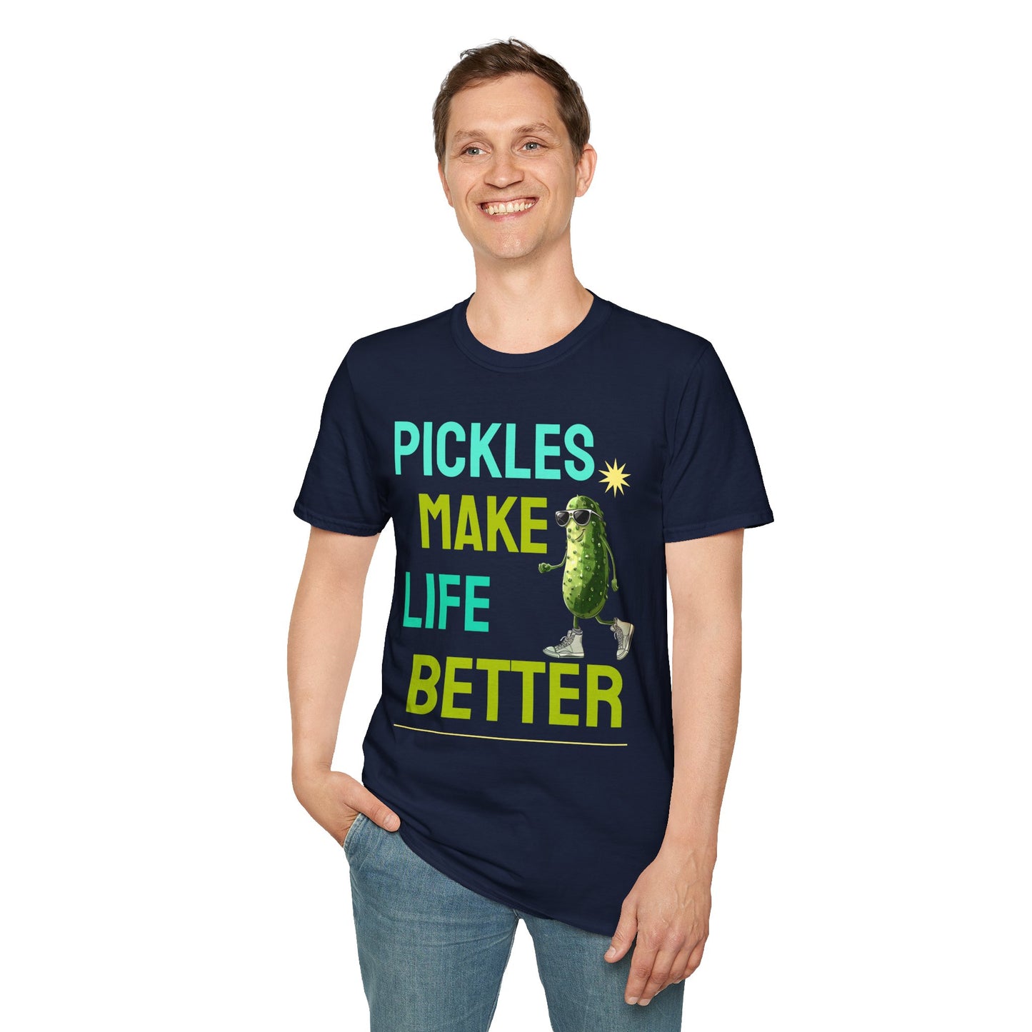 Food Tees, Funny Food T Shirts, Funny T Shirts, Shirt with Vegetables, Shirt with Pickle