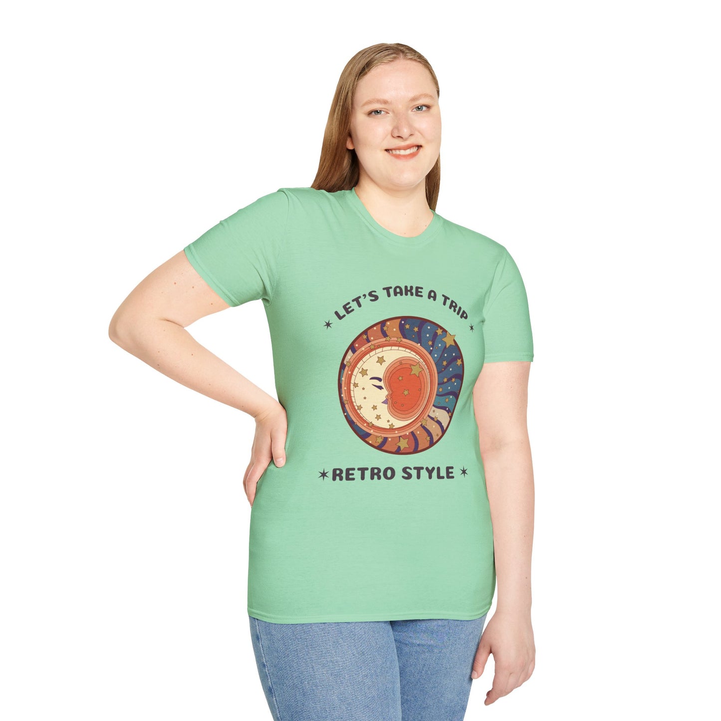 Retro T Shirt, Retro Design Shirt, Retro Art Tee Shirt, T-shirt with Retro Style