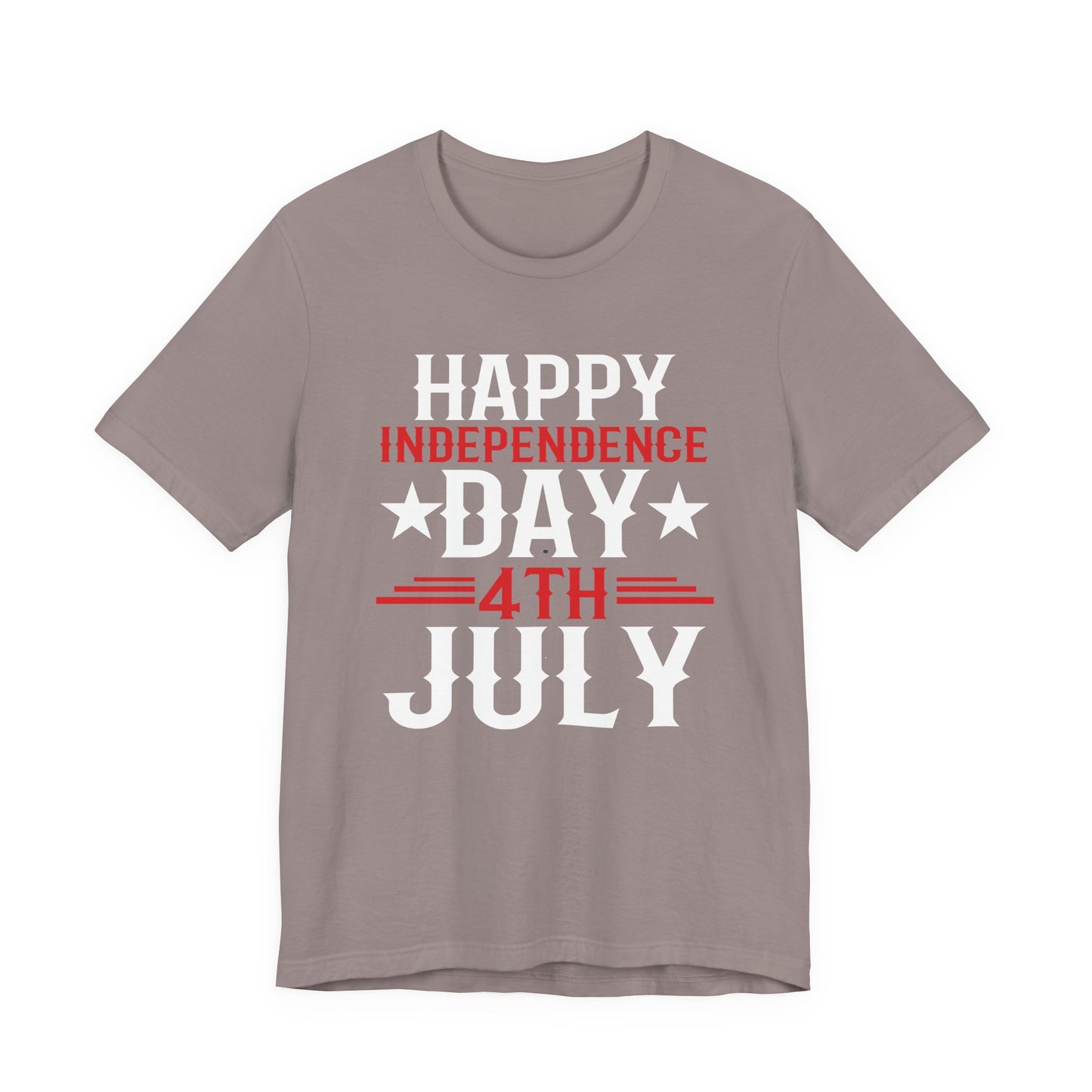 Happy Independence Day Graphic Unisex Cotton T-Shirt 016