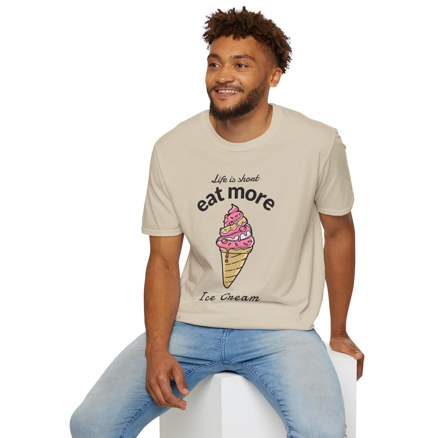 Food Tees, Funny Food T Shirts, Funny T Shirts, Shirt with Food, Junk Food Tees, Shirt with Ice Cream, Ice Cream T-Shirt