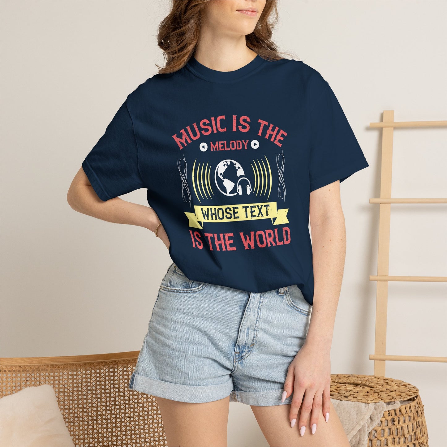 Music Graphic Design Unisex Cotton T-shirt m33