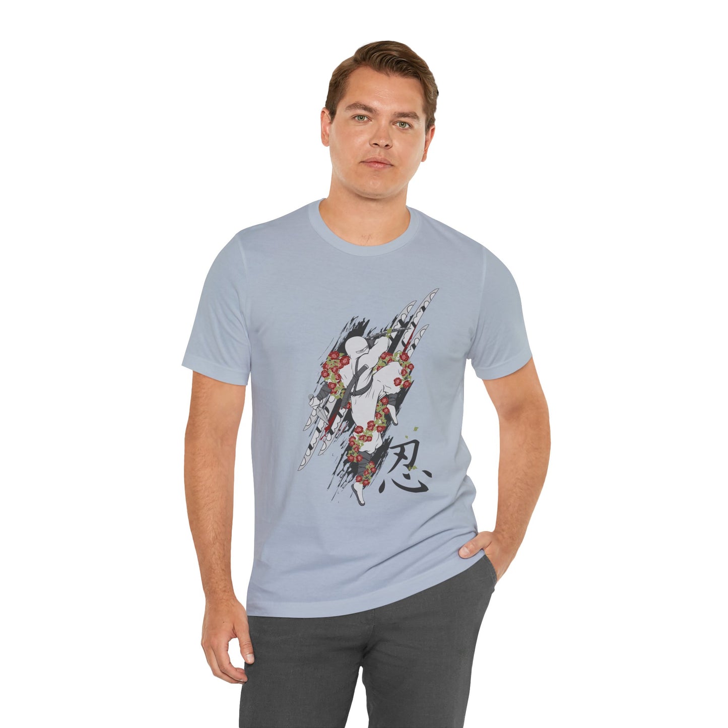 Ninja Samurai Artwork Graphic Unisex Cotton T-Shirt r5