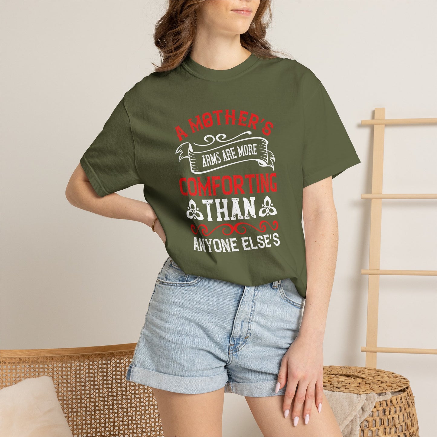 Mom T-shirt Mother Day Mama Tee Unisex Comfort Colors Garment-Dyed Cotton h57