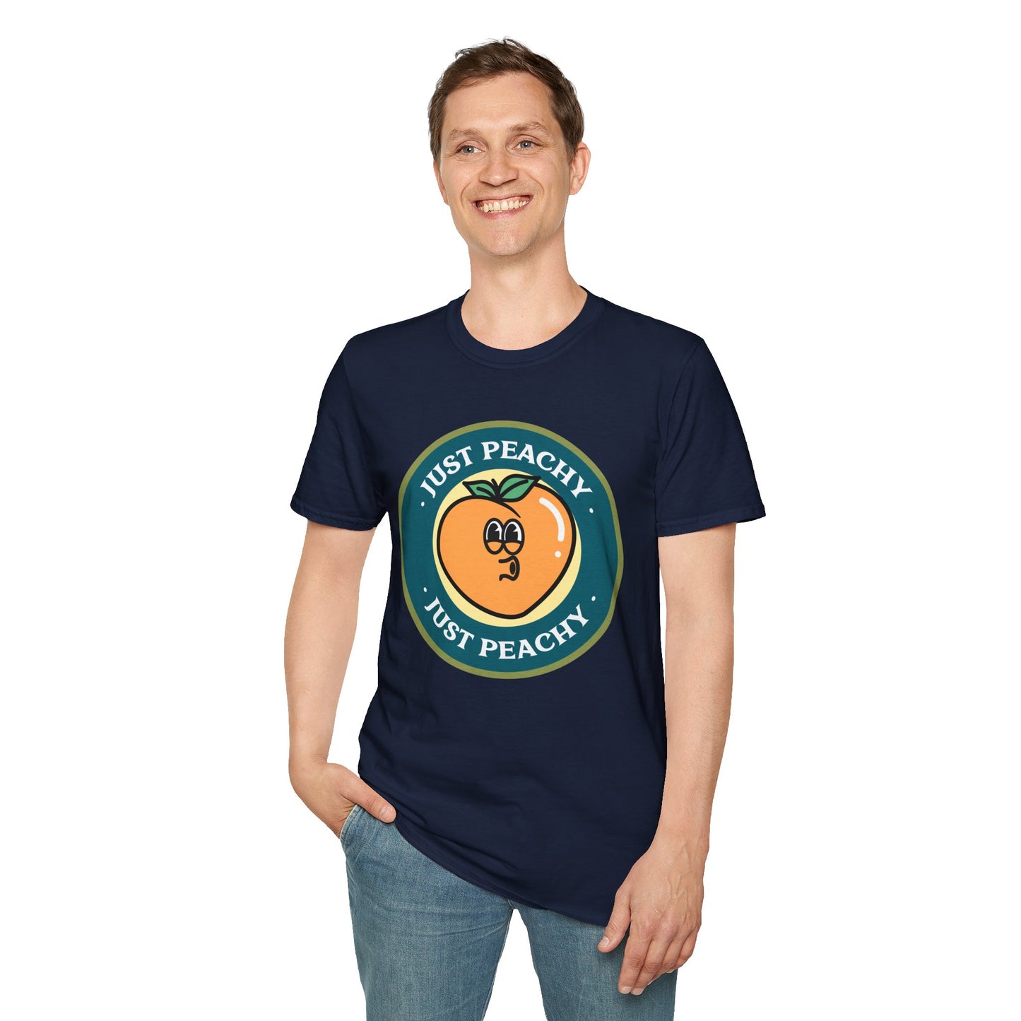 Food Tees, Funny Food T Shirts, Funny T Shirts, Shirt with Fruits, Shirt with Peach