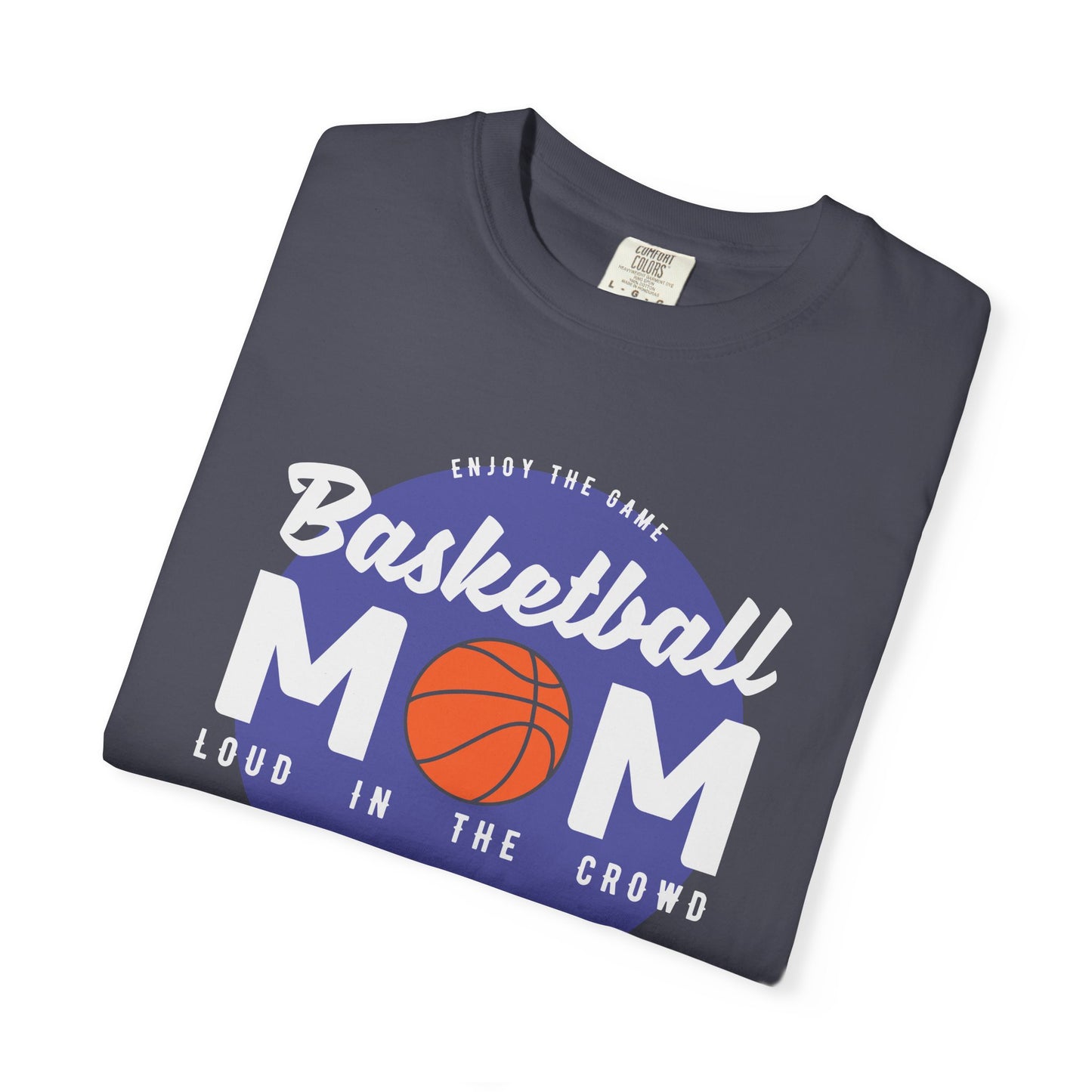 Basketball Mom T-shirt Mother's Day Mama Tee Unisex Comfort Colors Garment-Dyed Cotton h31