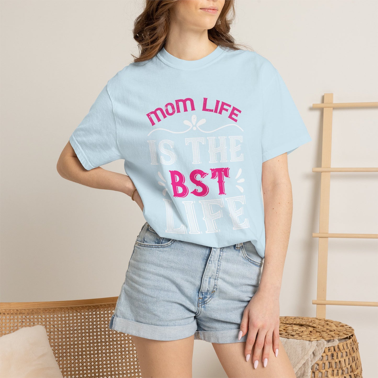 Mom T-shirt Mother Day Mama Tee Unisex Comfort Colors Garment-Dyed Cotton h79
