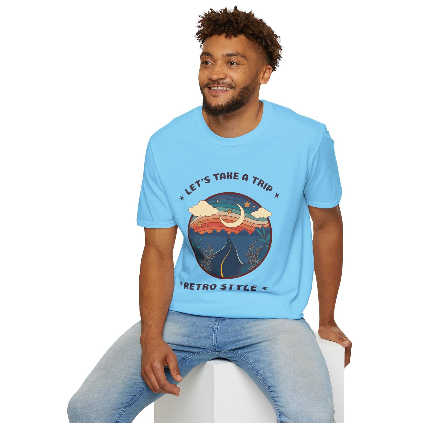 Retro T Shirt, Retro Design Shirt, Retro Art Tee Shirt, T-shirt with Retro Style