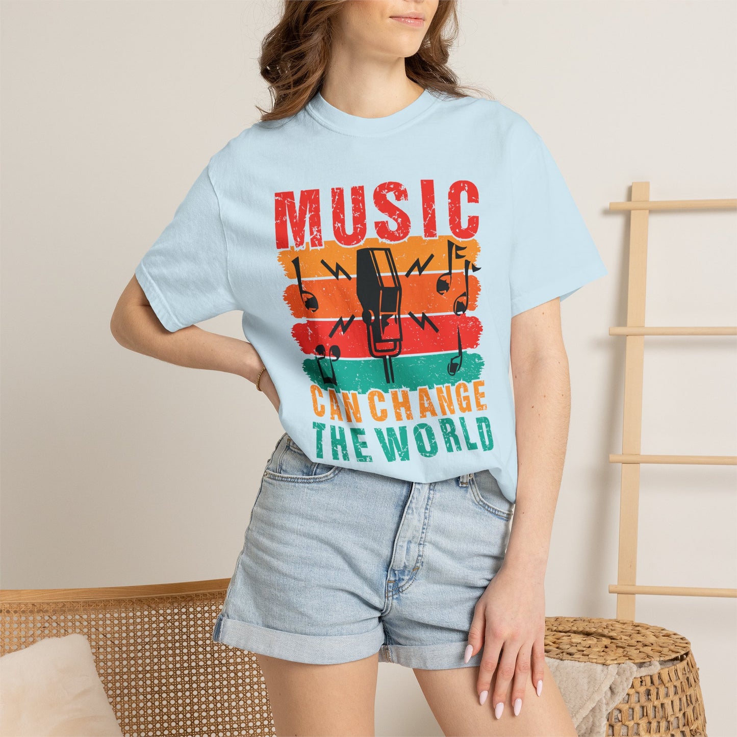 Music Graphic Design Unisex Cotton T-shirt 089
