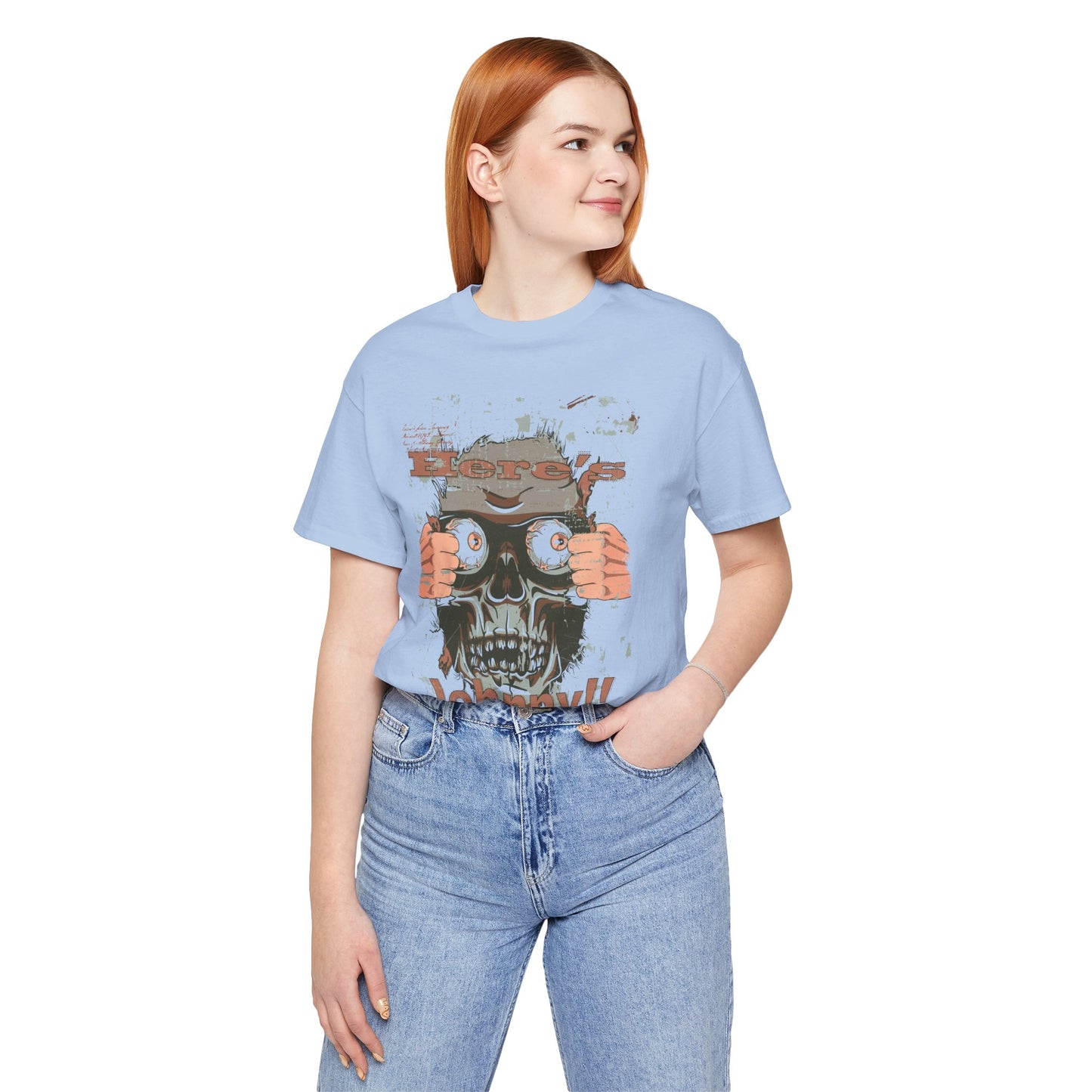 Skull Graphic Unisex Cotton T-Shirt r8