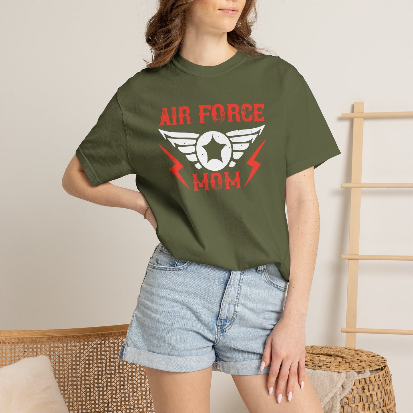 Mom T-shirt Mother Day Mama Tee Unisex Comfort Colors Garment-Dyed Cotton h60