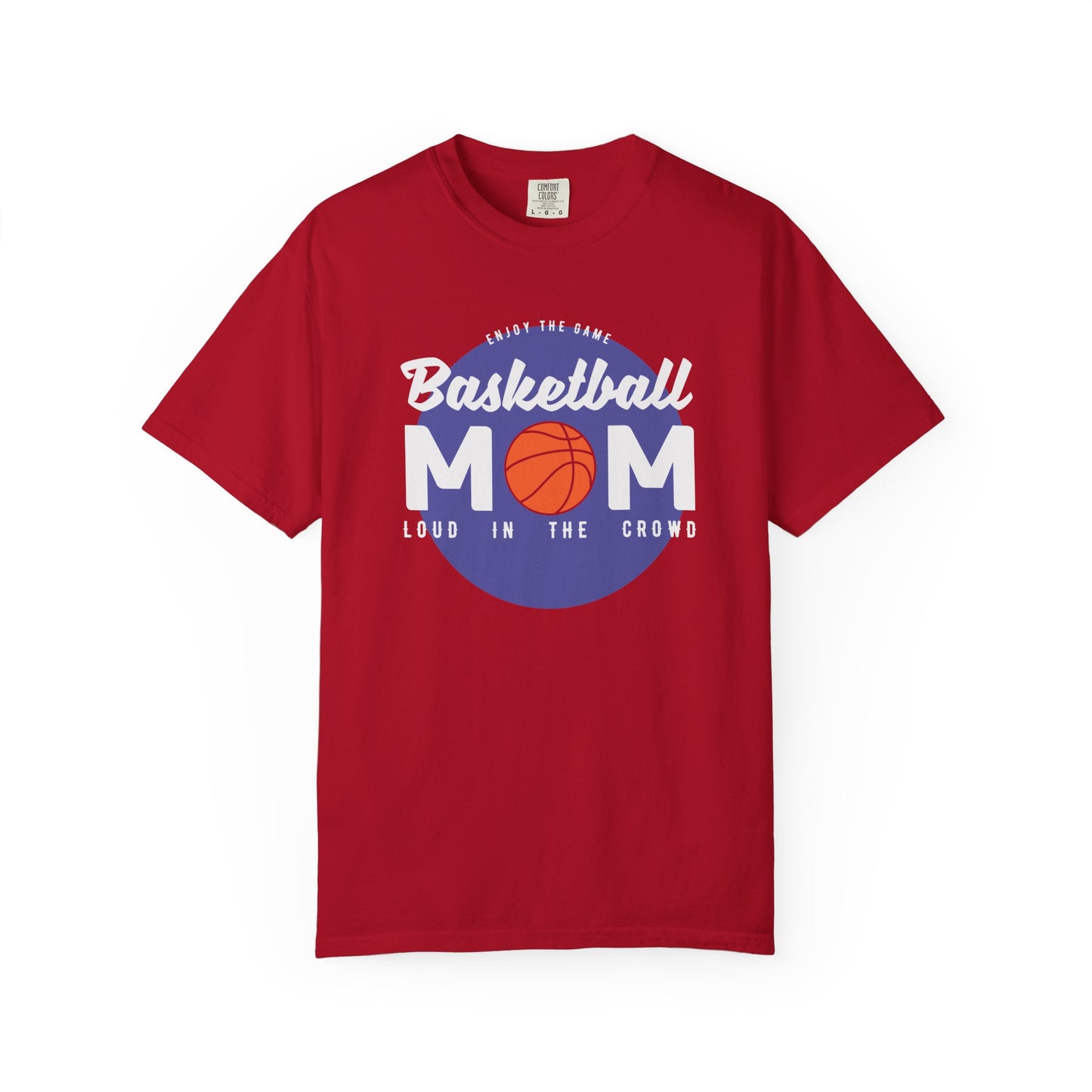 Basketball Mom T-shirt Mother's Day Mama Tee Unisex Comfort Colors Garment-Dyed Cotton h31