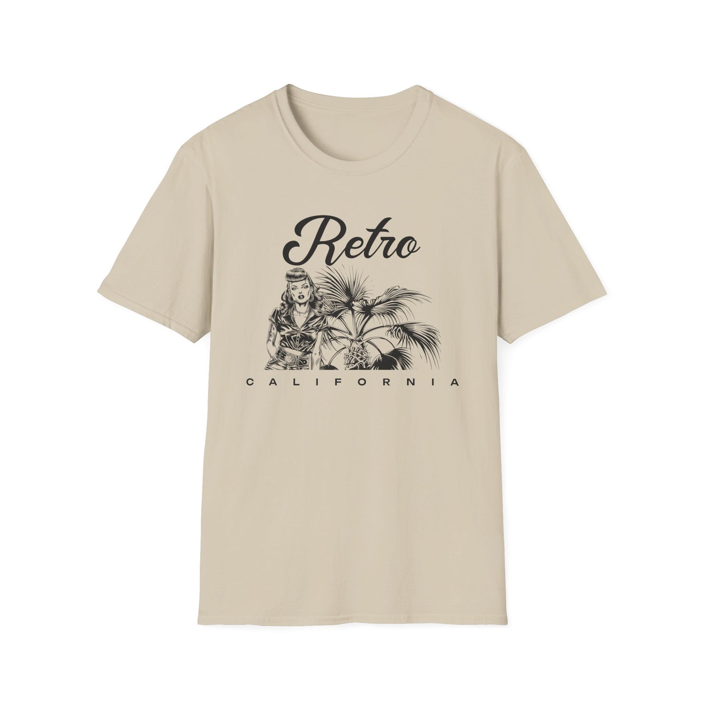 Retro T Shirt, Retro Design Shirt, Retro Art Tee Shirt, T-shirt with Retro Style